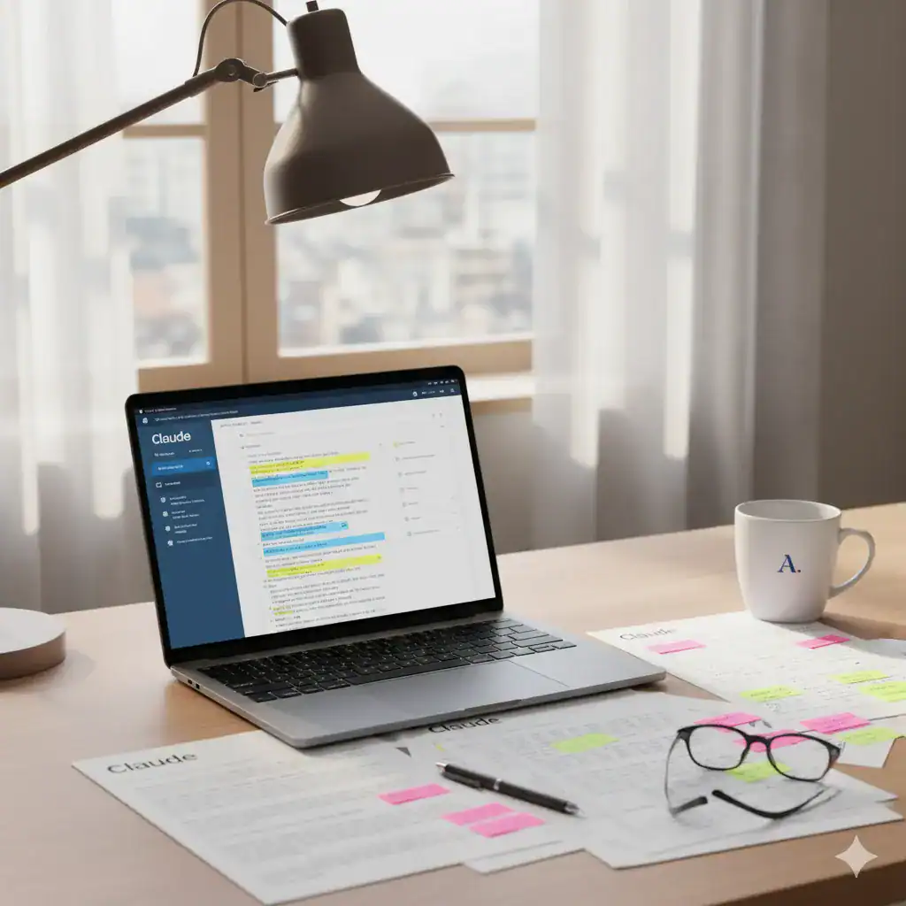 Claude AI free tier being used for document analysis and complex reasoning tasks