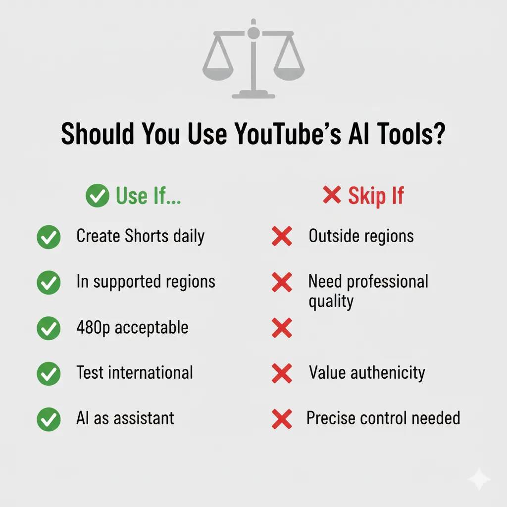 YouTube free AI tools final verdict comparing value versus limitations