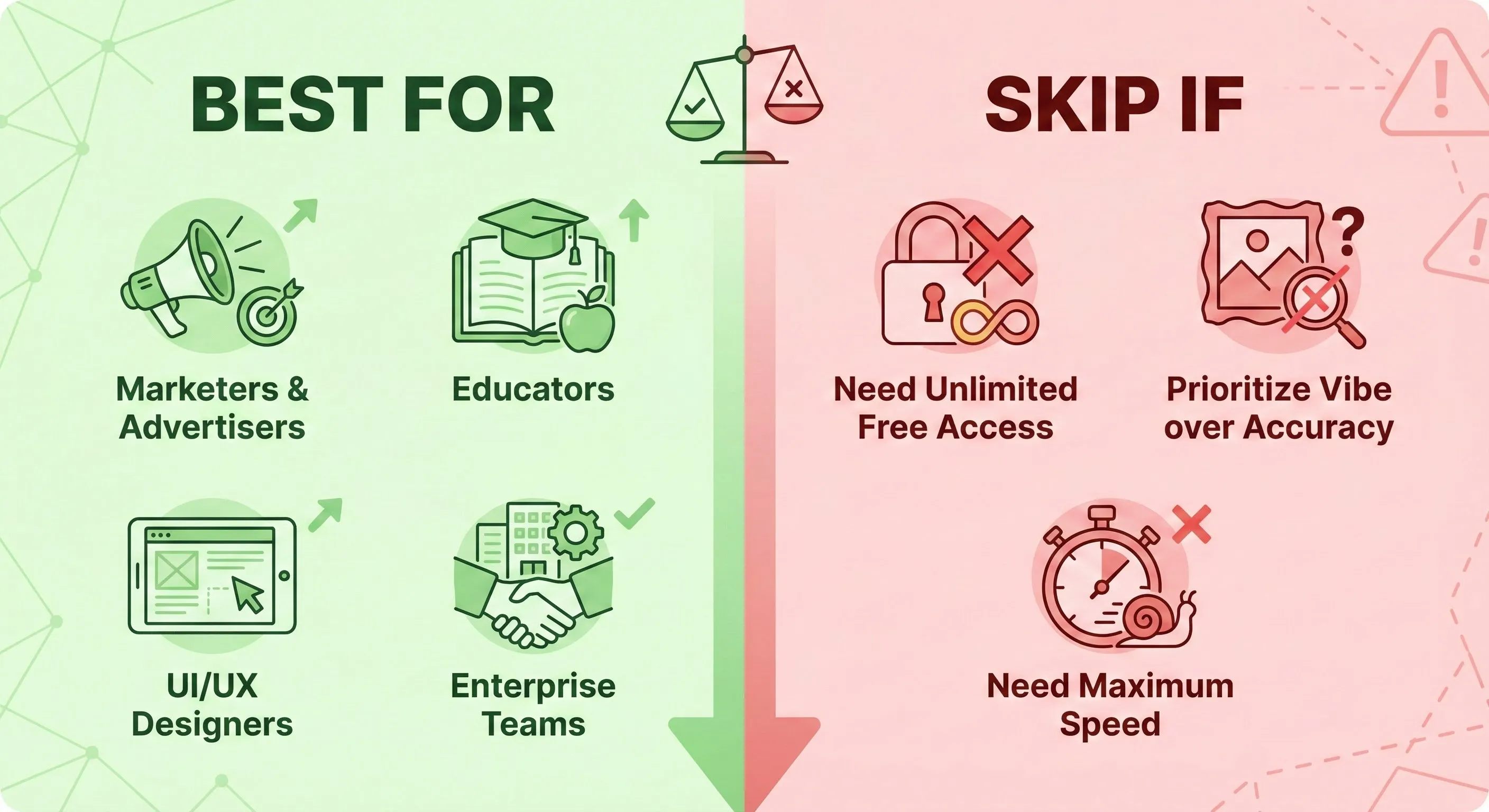 Nano Banana Pro User Personas: Who should and shouldn't use this tool