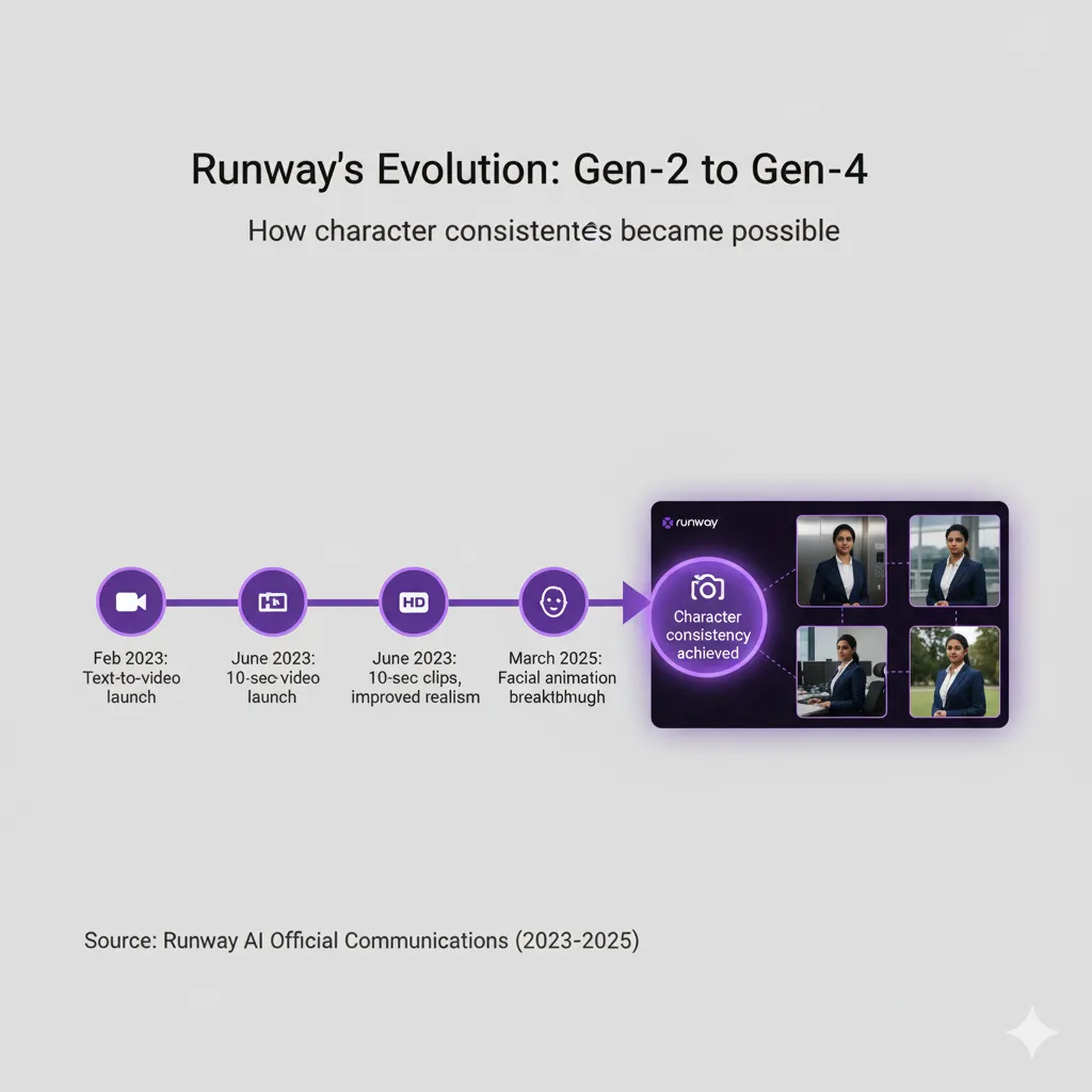 Runway Gen timeline
