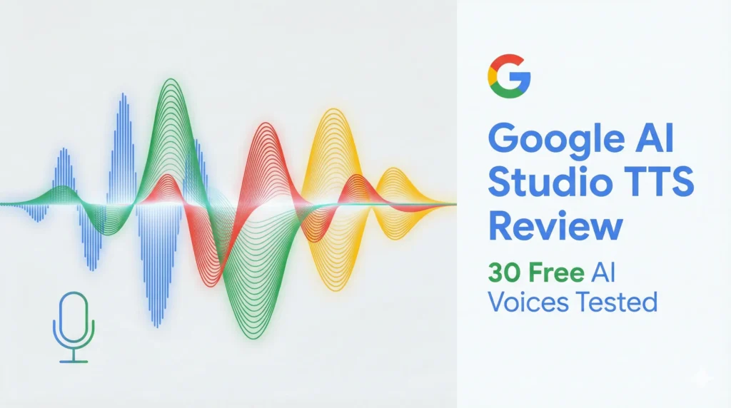 Google AI Studio text to speech