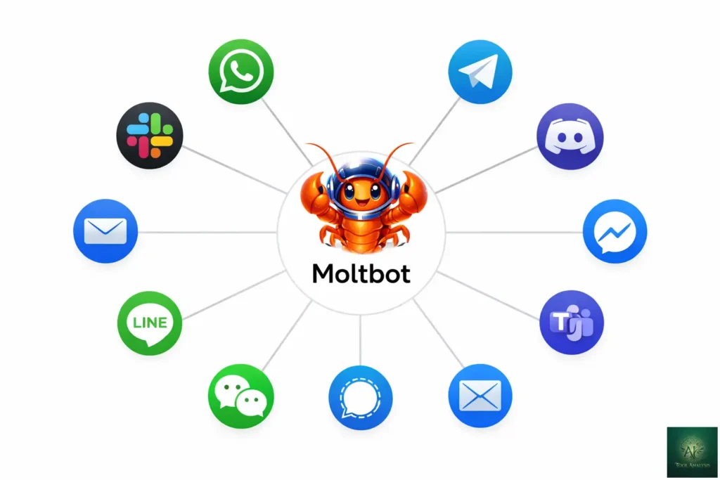 Multi-channel comparison infographic